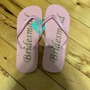 Bridesmaid flip flops size 7/8